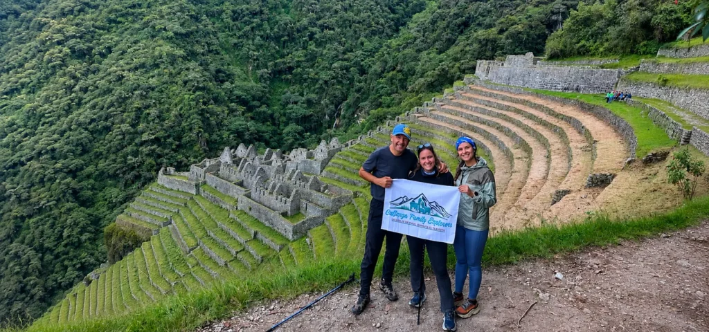 Wiñay Wayna Inca ruins at 2,600 m (8,530 ft) on the Short Inca Trail route to Machu Picchu