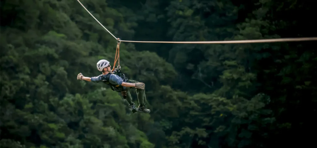 Zipline in Santa Teresa, Peru